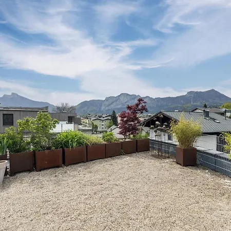 Helles Penthouse Mit Dachterrasse&bergblick * Mondsee